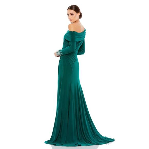 Mac Duggal 12231 Long Formal Fitted Evening Dress - 4 - Picture 4 of 4